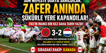 Fas Tarih Yazarak Adını Son 16 Turuna Yazdırdı