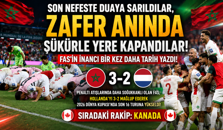 Fas Tarih Yazarak Adını Son 16 Turuna Yazdırdı