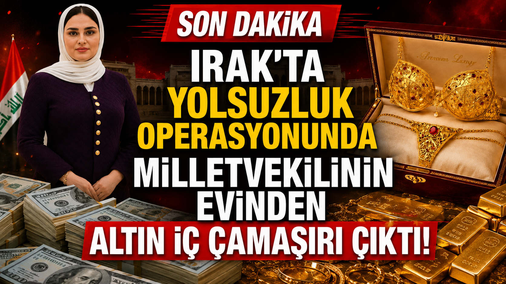 Irak’ta Büyük Yolsuzluk Operasyonu: “Altın İç Çamaşırı”