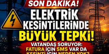 Elektrik Kesintilerine Büyük Tepki! Vatandaş Soruyor: Fatura İçin SMS Var da Kesinti İçin Neden Yok?