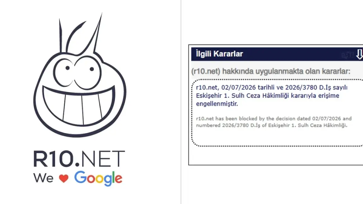Webmaster Platformu R10.net'e Erişim Engeli Kararı!