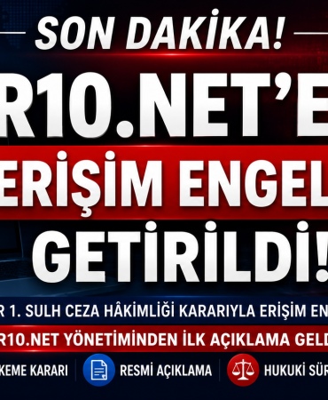 Webmaster Platformu R10.net'e Erişim Engeli Kararı!
