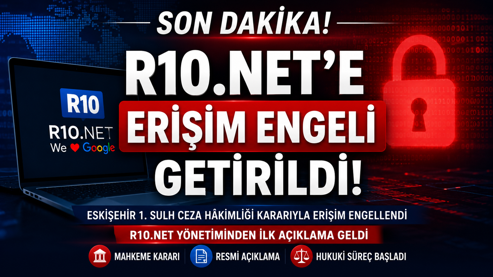 Webmaster Platformu R10.net'e Erişim Engeli Kararı!