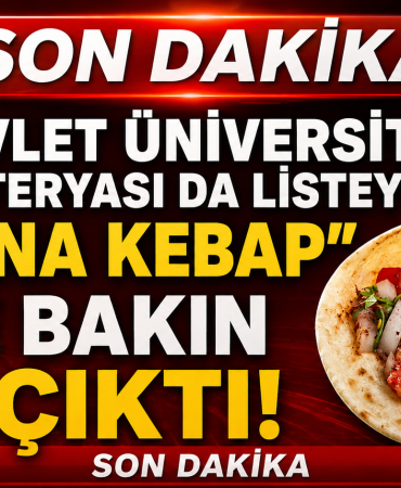 Devlet Üniversitesi Kafeteryasında Gıda Skandalı!