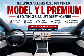 Tesla’dan Kalabalık Ailelere Özel Yeni Model Y L Premium