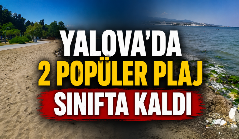 Yalova’da Deniz Suyu Alarmı: İki Popüler Plajda Su Kalitesi Düştü