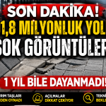 Yalova EAH Yolunda Alarm Veren Görüntü: Yol Yine Mi Çöküyor?