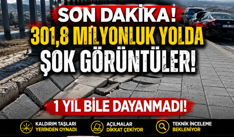 Yalova EAH Yolunda Alarm Veren Görüntü: Yol Yine Mi Çöküyor?