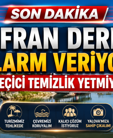 Safran Deresi Alarm Veriyor "Geçici Temizlik Yetmiyor"