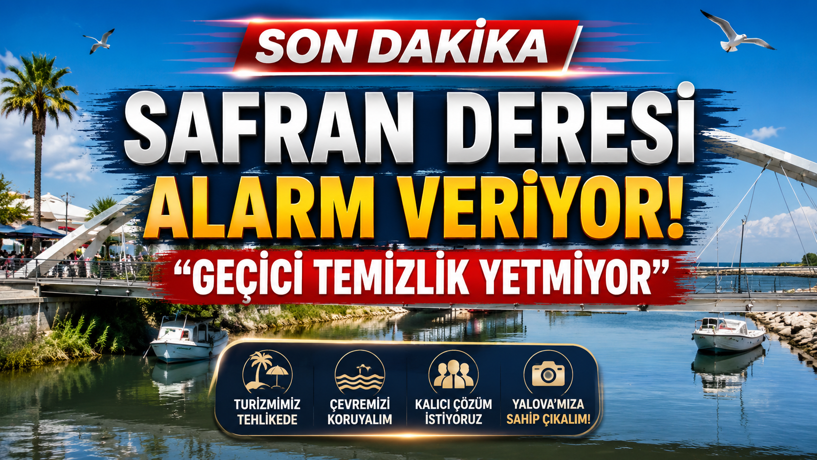 Safran Deresi Alarm Veriyor 