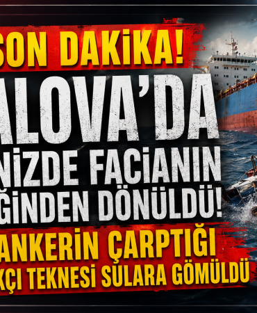 Tankerin Geminin Çarptığı Balıkçı Teknesi Sulara Gömüldü