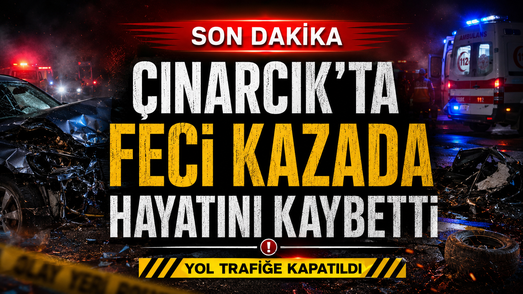 Çınarcık’ta Yolun Karşısına Geçen Çalışan Kadın Yaşamını Yitirdi