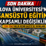 YAÜ'nde Lisansüstü Eğitimde Kapsamlı Değişiklik