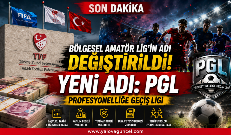 Bölgesel Amatör Lig Tarihe Karıştı: Artık PGL Var