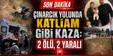Yalova-Çınarcık Karayolunda Yürek Burkan Kaza