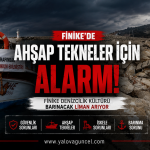 Finike’de Ahşap Tekneler İçin Barınma Sorunu Büyüyor