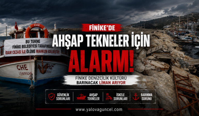Finike’de Ahşap Tekneler İçin Barınma Sorunu Büyüyor