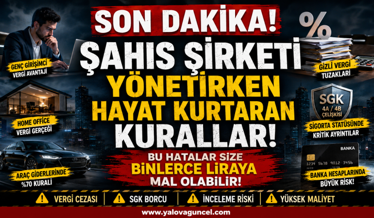 Şahıs Şirketi Kuranlara Kritik Uyarılar: 2026'da Vergi ve SGK Hataları Binlerce Liraya Mal Olabilir