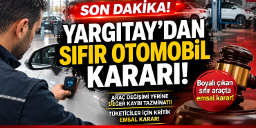 Yargıtay'dan Boyalı Çıkan Sıfır Otomobil İçin Emsal Karar