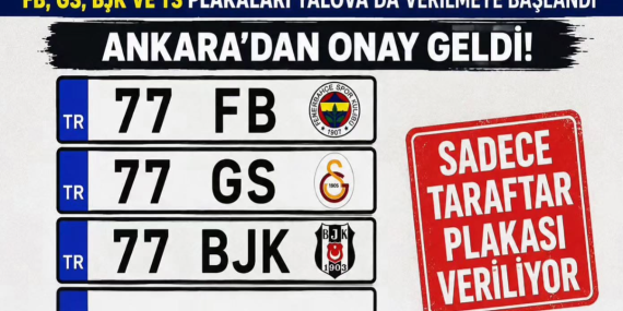 YALOVA'DA TARAFTAR PLAKASI DÖNEMİ BAŞLADI!