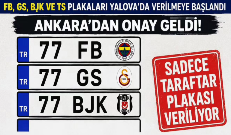 YALOVA'DA TARAFTAR PLAKASI DÖNEMİ BAŞLADI!