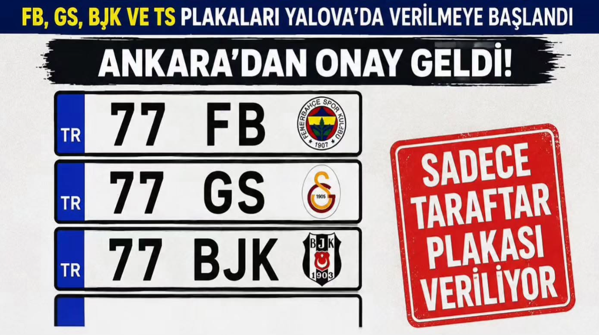 YALOVA'DA TARAFTAR PLAKASI DÖNEMİ BAŞLADI!