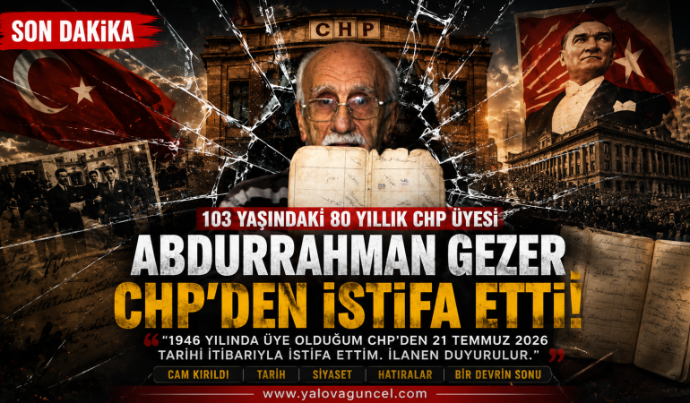 Gezer "1946 Yılında Üye Olduğum CHP'den İstifa Ettim"