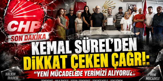 CHP Yalova Merkez İlçe Başkanı Kemal Sürel: "Demokrasi Mücadelemiz Kararlılıkla Sürecek"