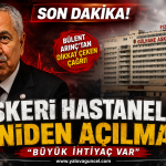 Bülent Arınç "Yeniden Açılmalarına Büyük İhtiyaç Var"