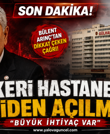 Bülent Arınç "Yeniden Açılmalarına Büyük İhtiyaç Var"
