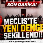 TBMM'de Sandalye Dağılımı Güncellendi