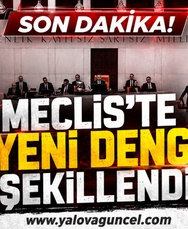 TBMM'de Sandalye Dağılımı Güncellendi