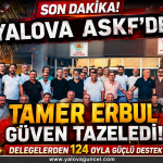 Yalova ASKF'de Tamer Erbul Güven Tazeledi: Delegelerden Büyük Destek