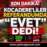 Kocadere'de Referandum Sonuçlandı: Sandıktan "Evet" Çıktı