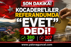Kocadere'de Referandum Sonuçlandı: Sandıktan "Evet" Çıktı