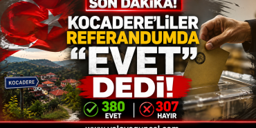 Kocadere'de Referandum Sonuçlandı: Sandıktan "Evet" Çıktı