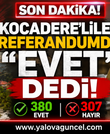 Kocadere'de Referandum Sonuçlandı: Sandıktan "Evet" Çıktı