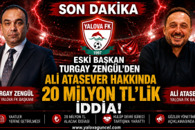 Yalova FK’da Eski Başkan Turgay Zengül’den Ali Atasever Hakkında 20 Milyon TL’lik İddia
