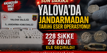 Yalova’da Jandarmadan Tarihi Eser Operasyonu