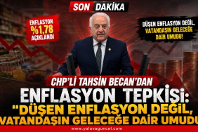CHP’li Tahsin Becan’dan Enflasyon Tepkisi