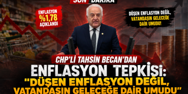 CHP’li Tahsin Becan’dan Enflasyon Tepkisi