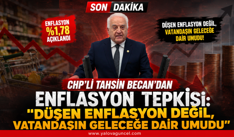 CHP’li Tahsin Becan’dan Enflasyon Tepkisi