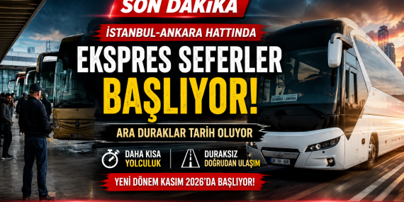 İstanbul-Ankara Otobüs Seferlerinde Yeni Dönem