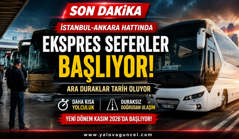 İstanbul-Ankara Otobüs Seferlerinde Yeni Dönem
