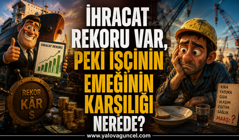 Yalova İhracatta Tarihi Rekor Kırdı Peki Ya İşçinin Cüzdanı?
