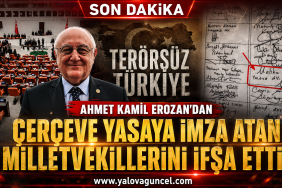 Ahmet Erozan Çerçeve Yasaya İmza Atanları İfşa Etti