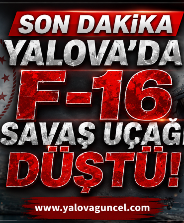 Yalova’da Eğitim Uçuşu Yapan F-16 Düştü