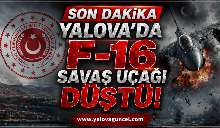 Yalova’da Eğitim Uçuşu Yapan F-16 Düştü