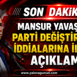 Mansur Yavaş’tan Net Yanıt: “Bunu Benden Duyarsınız”