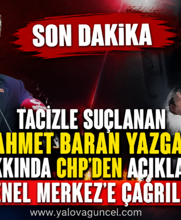 CHP'den Ahmet Baran Yazgan açıklaması: Genel Merkez'e çağrıldı